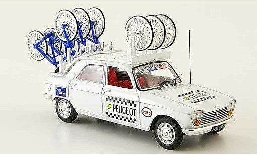 Peugeot 204 Berline 1/43 Norev Berlina bp michelin tour de france 1970 modellini auto
