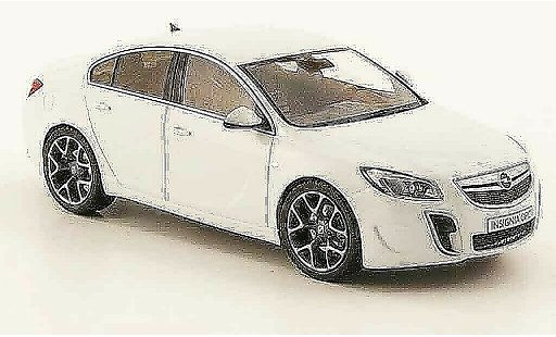 Opel Insignia OPC 1/43 Schuco bianco 2009 modellini auto