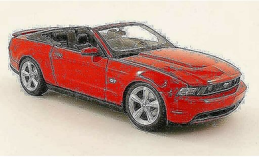 Ford Mustang Convertible 1/18 Maisto gt cabriolet rosso modellini auto