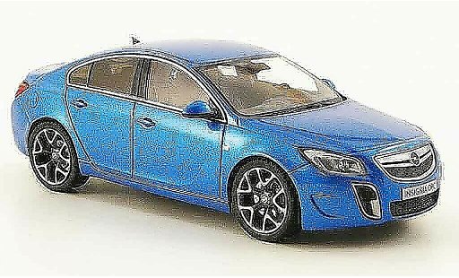 Opel Insignia OPC 1/43 Schuco blu 2009 modellini auto