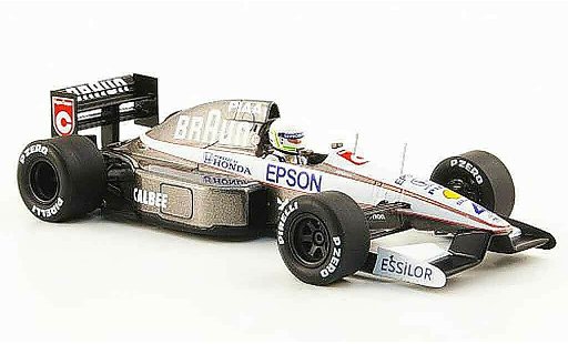 Tyrrell 020 Base 1/43 Spark No.4 marrone S.Modena GP Monaco 1991 modellini auto