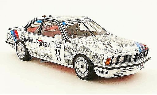 Bmw 635 CSi 1/18 Autoart m gruppe a no. 11 24h spa 1986 modellini auto