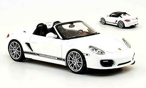 Porsche 718 Spyder 1/43 Minichamps bianco 2010 inklusive SoftTop modellini auto