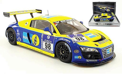 Audi R8 lms 1/18 Spark no.98 bilstein 24h adac nurburgring 2009 modellini auto