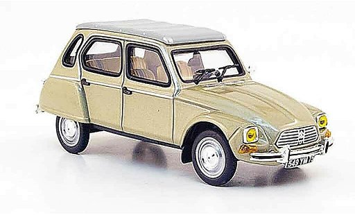 Citroen Dyane Berline 1/43 Nostalgie 6 beige 1976 modellini auto