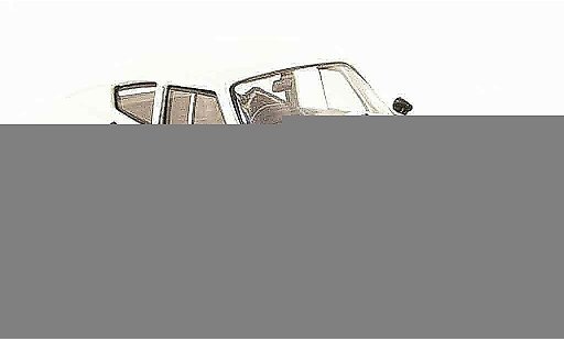 CG 1300 coupe 1/43 Nostalgie bianco 1973 modellini auto