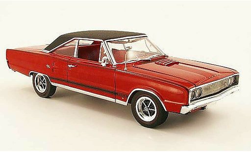 Dodge Coronet 1967 1/18 Highway 61 r/t 440 rosso/nero modellini auto