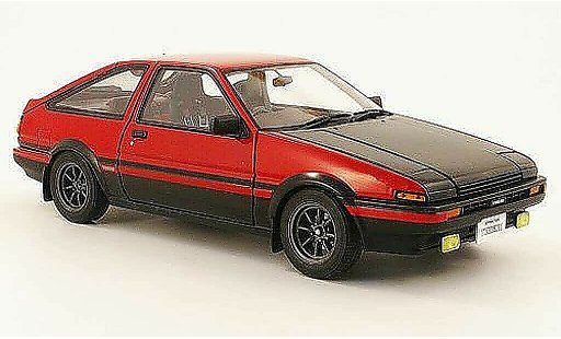 Toyota Trueno AE86 1/18 Autoart sprinter rosso/nero modellini auto