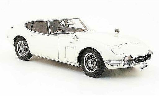 Toyota 2000 GT 1967 1/18 Autoart coupe bianco modellini auto