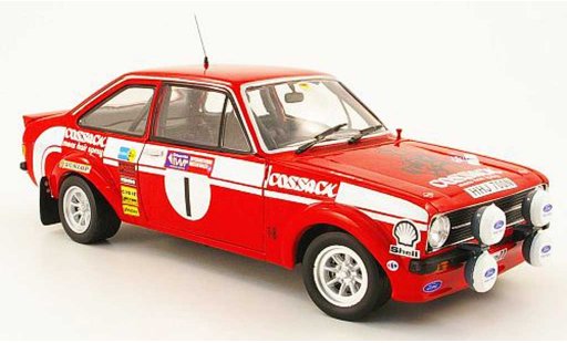 Ford Escort Rally 1/18 Sun Star no.1 cossack vincitore rallye pays de galles 1975 modellini auto