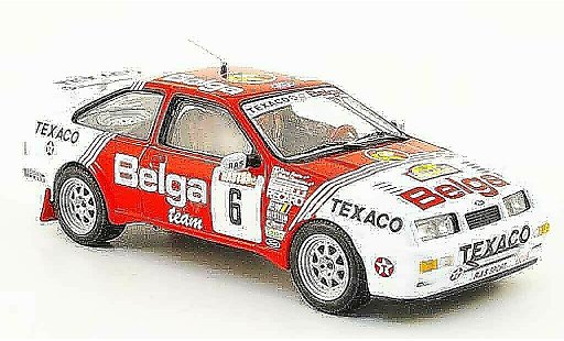 Ford Sierra Cosworth RS 1/43 IXO No.6 Belga vincitore Rally Ypres 1988 modellini auto