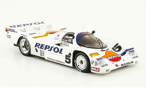 Porsche 962 1988 1/43 Spark No.5 Repsol 7ter Platz 24h Le Mans modellini auto