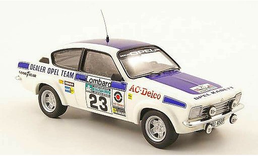 Opel Kadett C Rallye 1/43 Schuco Coupe No.23 RALombarRally 1974 modellini auto