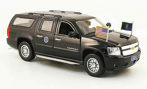 Chevrolet Suburban special edition 1/43 Luxury Die Cast Presidential nero 2009 2010 modellini auto