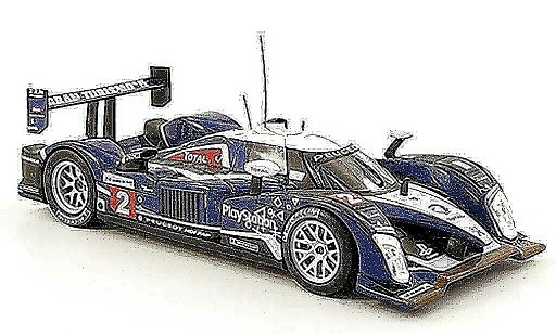 Peugeot 908 2010 1/43 Norev HDi FAP No.2 Team Sport 24h Le Mans modellini auto