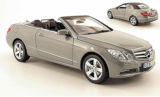 Mercedes Classe E Cabriolet 1/18 Norev e500 (a207) grigio 2010 modellini auto