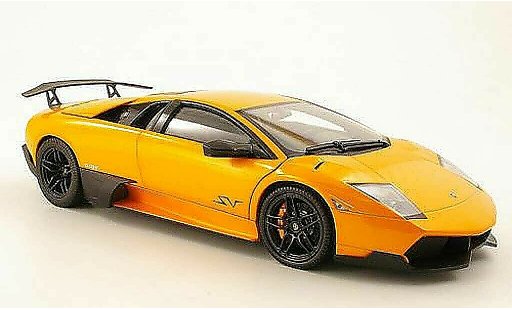 Lamborghini Murcielago LP670 1/18 Norev 4 SV orange 2009 modellini auto