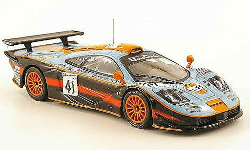 McLaren F1 GTR GTR 1/43 IXO No.41 Gulf 24h Le Mans 1997 modellini auto