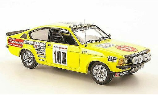 Opel Kadett C GT/E 1/43 IXO Coupe No.108 Tour de France Auto 1979 modellini auto