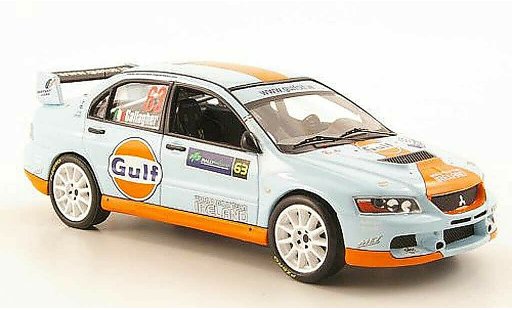 Mitsubishi Lancer Evolution IX 1/43 IXO No.63 Gulf Rally Irland 2009 modellini auto