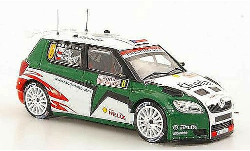 Skoda Fabia S2000 1/43 IXO No.6 J.Kopecky / P.Stary Rally Monte Carlo 2009 modellini auto