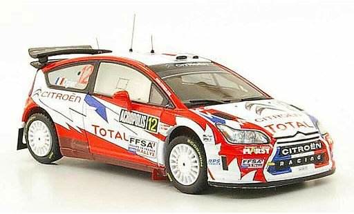 Citroen C4 WRC 2009 1/43 IXO No.12 Total Rally Griechenland modellini auto