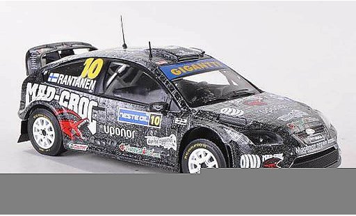 Ford Focus RS WRC 1/43 IXO 08 No.10 Gigantii Rally Finnland 2009 M.Rantanen/M.Lukka modellini auto
