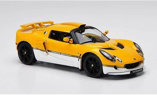 Lotus Exige Sprint 1/43 IXO giallo/bianco LHD 2006 modellini auto