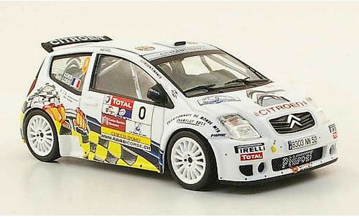 Citroen C2 S1600 1/43 IXO No.0 Rally Chablais 2009 S.Loeb modellini auto