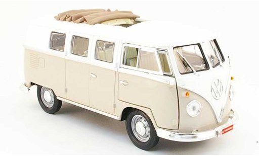 Volkswagen Combi Base 1/18 Yat Ming bus beige/bianco 1962 modellini auto