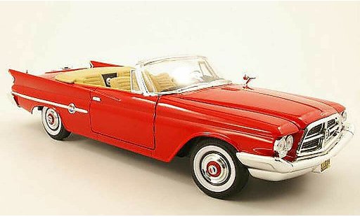 Chrysler 300F Convertible 1/18 Yat Ming convertibile rosso 1960 modellini auto