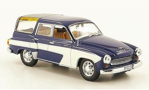 Wartburg 311 Camping 1/43 IST Models blu bianco 1960 modellini auto
