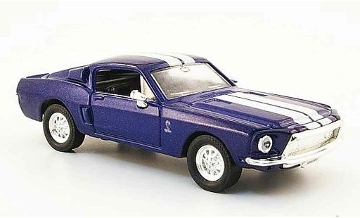 Shelby GT 500 Base 1/43 Yat Ming KR blu bianco modellini auto