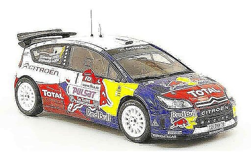 Citroen C4 WRC 2009 1/43 IXO no.1 loeb loeb rallye du var modellini auto