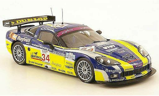 Chevrolet Corvette course 1/43 IXO C6 R No.34 FIA GT 24h Spa 2006 modellini auto