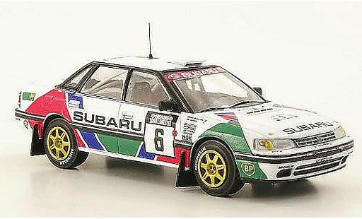 Subaru Legacy RS 1992 1/43 IXO No.6 Vatanen/Berglund Rally Finnland modellini auto