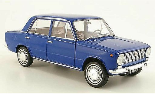 Fiat 124 Limousine 1/18 IST Models blu 1966 modellini auto