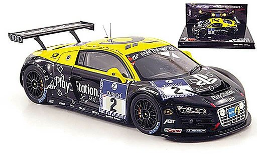 Audi R8 lms 1/43 Minichamps No.2 Team Abt24h Nurburgring 2010 modellini auto