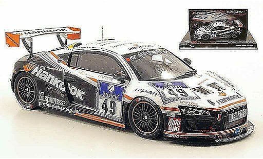 Audi R8 lms 1/43 Minichamps No.49 24h Nurburgring 2010 modellini auto