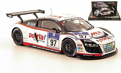 Audi R8 lms 1/43 Minichamps No.97 Team Phonix 24h Nurburgring 2010 modellini auto