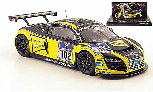 Audi R8 lms 1/43 Minichamps No.12 Team nero Falcon 24h Nurburgring 2010 modellini auto