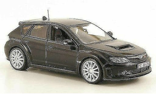 Subaru Impreza WRX 1/43 Kyosho STI nero RHD Testfahrzeug Nurburgring 2008 modellini auto
