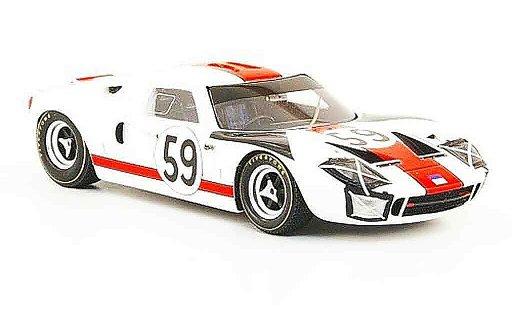 Ford GT40 Mk I 1/43 Bizarre GT 40 No.59 24h Le Mans 1966 modellini auto