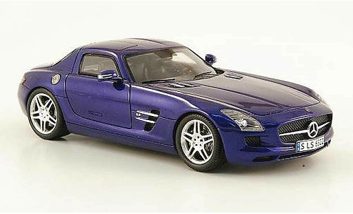 Mercedes B Coupe 1/43 Spark AMG blu 2009 modellini auto