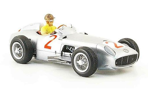 Mercedes W 196 Base 1/43 Spark No.2 J.M.Fangio GP Monaco 1955 modellini auto