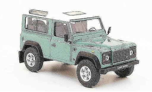 Land Rover Defender Base 1/43 Cararama verde bianco modellini auto