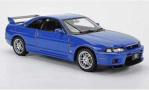 Nissan Skyline R33 1/18 Autoart GT-R V-Spec LM limitata blu 1997 modellini auto