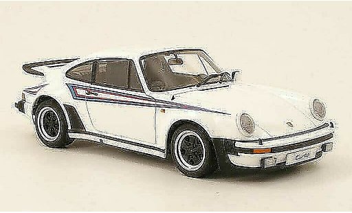 Porsche 911 Turbo 1/18 Autoart 3.0 bianco avec deco tipoe martini 1975 modellini auto