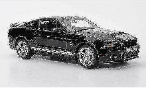 Shelby GT 500 2010 1/18 Autoart nero con grigio metalliseenen strisce modellini auto