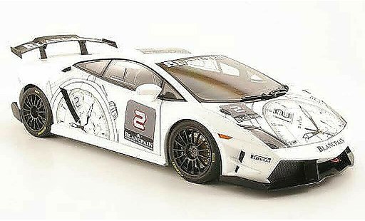 Lamborghini Gallardo LP560-4 LP560-4 1/18 Autoart super trofeo no.2 blancpain bianco 2009 modellini auto